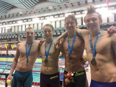 Gold for Men's 400 Medley Relay!